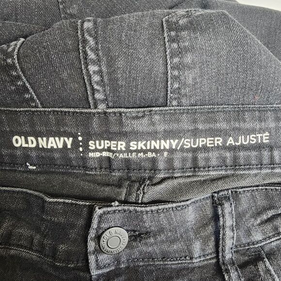 Old Navy Super Skinnny Black Jeans (6) - Picture 4 of 5
